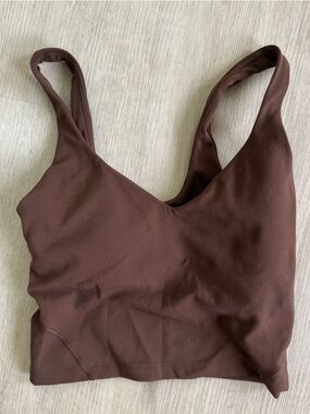 Brown Stretch Tank Top